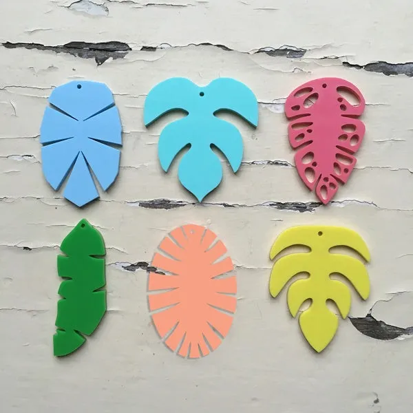 © Lush Leaves Collection - 7 designs - 2 Pair Set