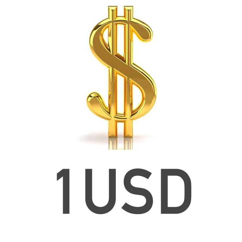 1 USD, EXTRA SHIPPING COST