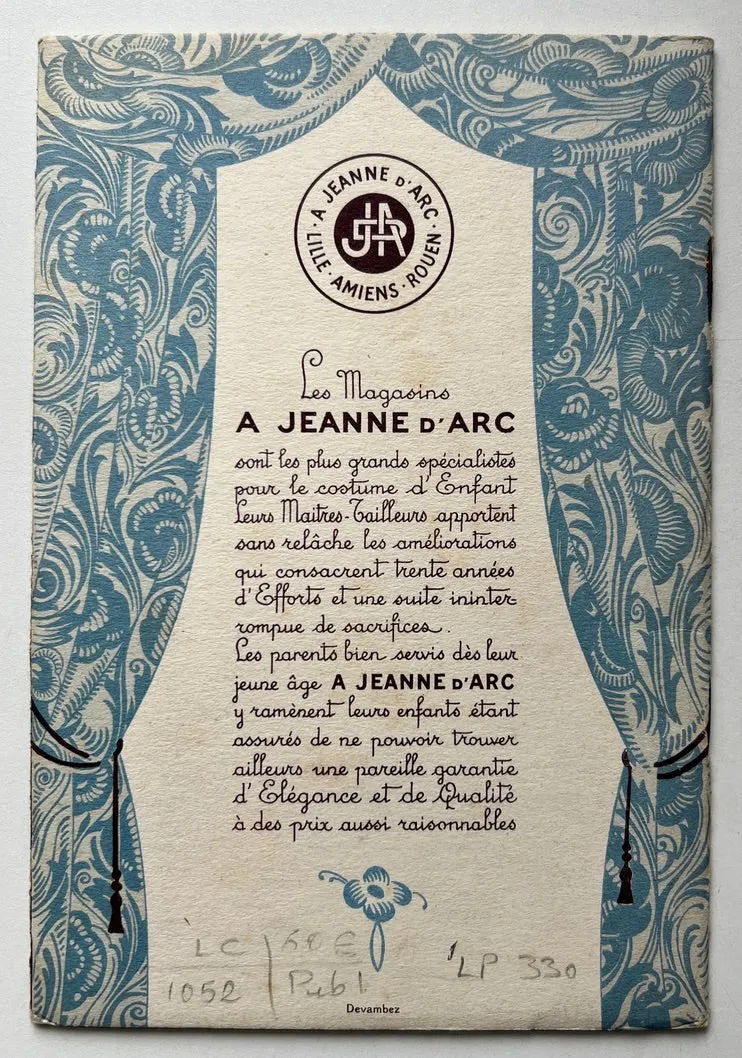 A Jeanne d'Arc Vêtements et Trousseaux pour Hommes et Enfants