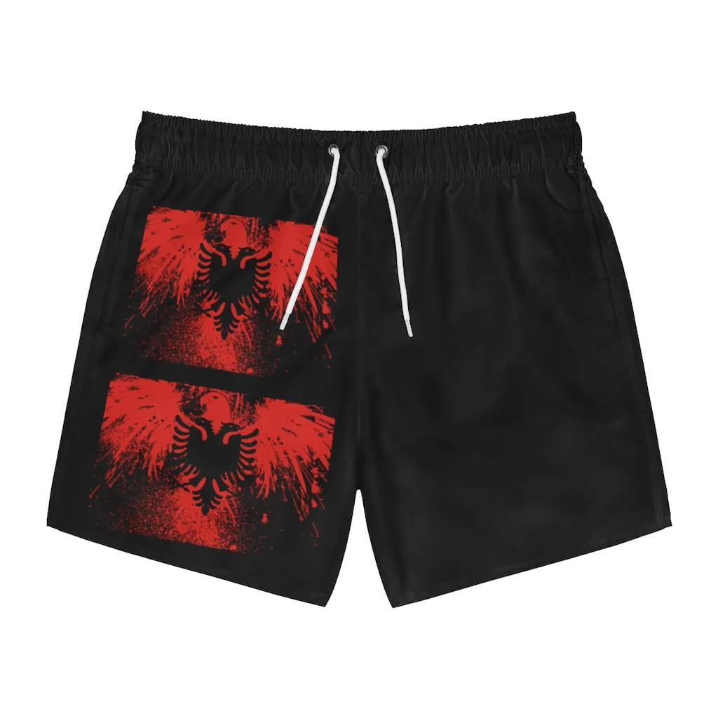Albanian Flag Swim Trunks