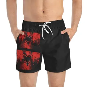 Albanian Flag Swim Trunks