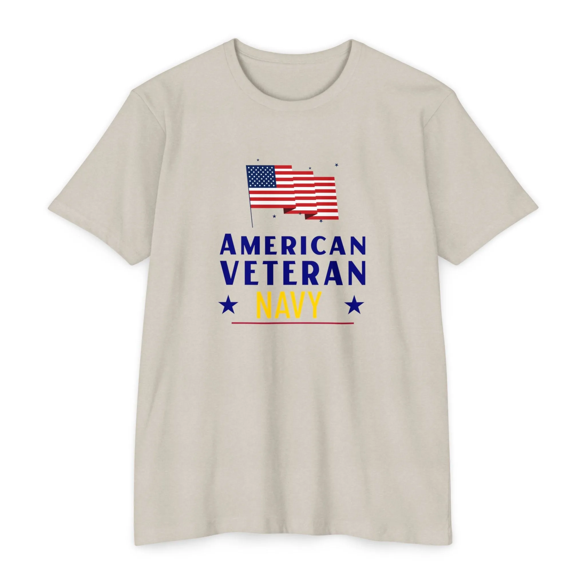 American Veteran Navy T-Shirt – Honor, Courage, Commitment