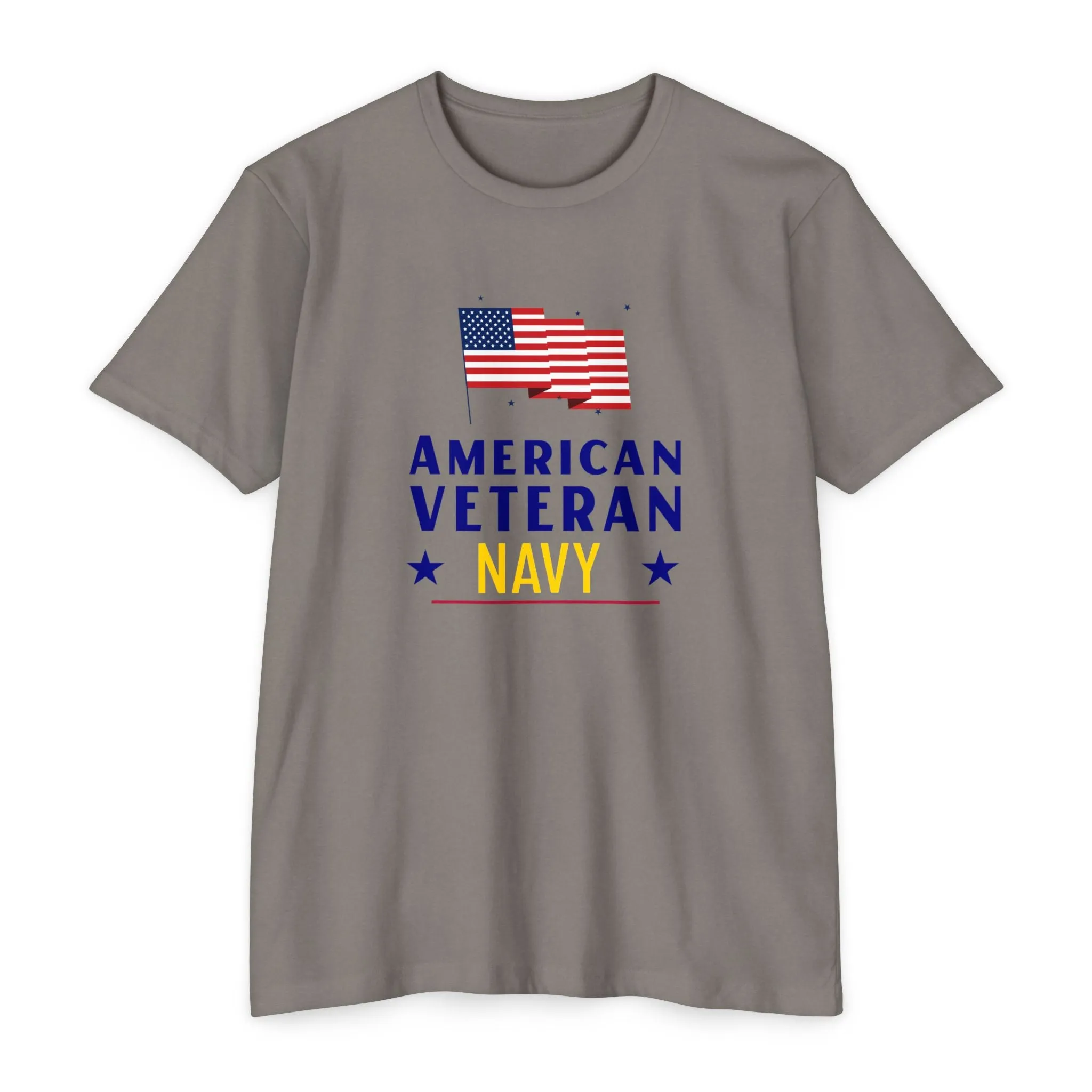 American Veteran Navy T-Shirt – Honor, Courage, Commitment