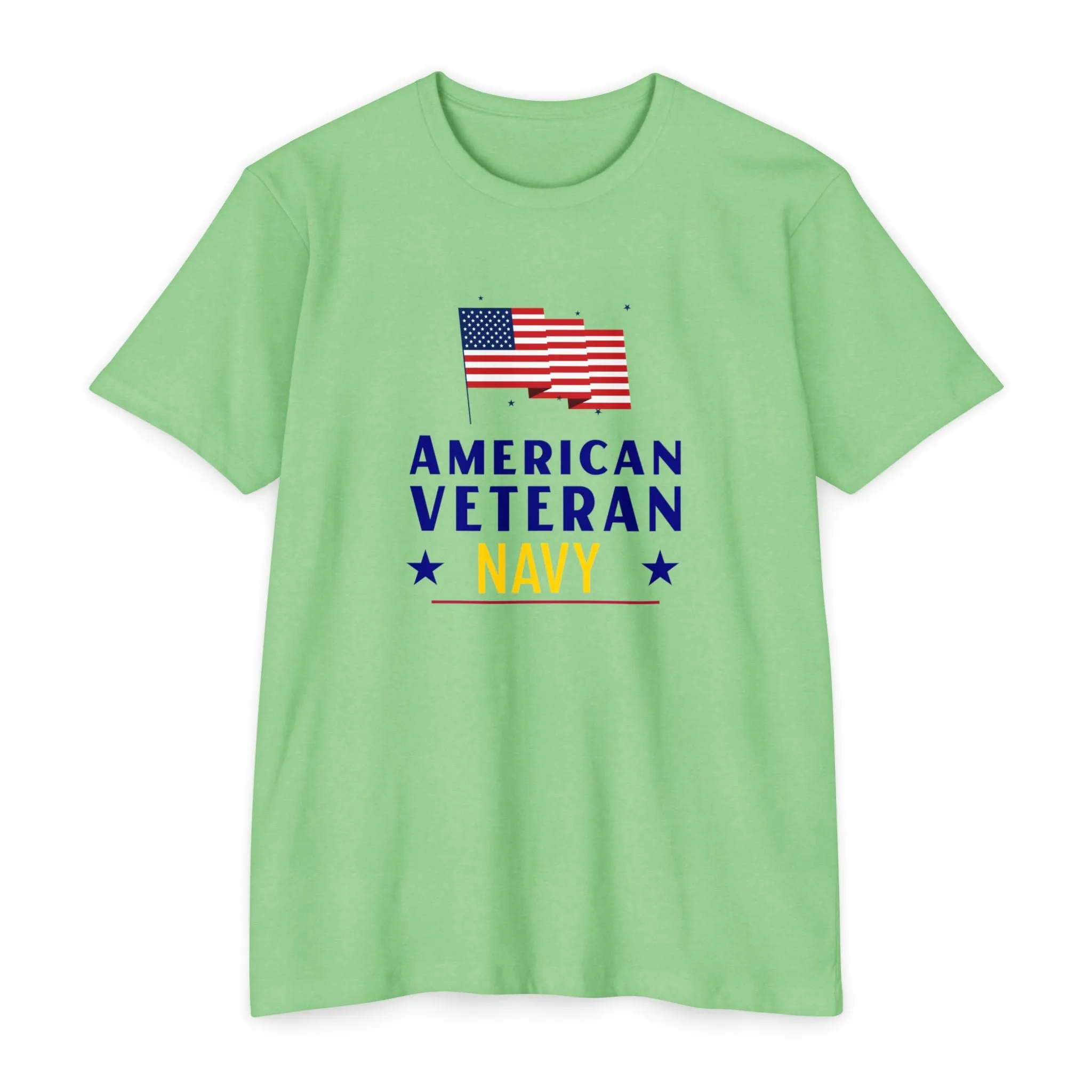 American Veteran Navy T-Shirt – Honor, Courage, Commitment