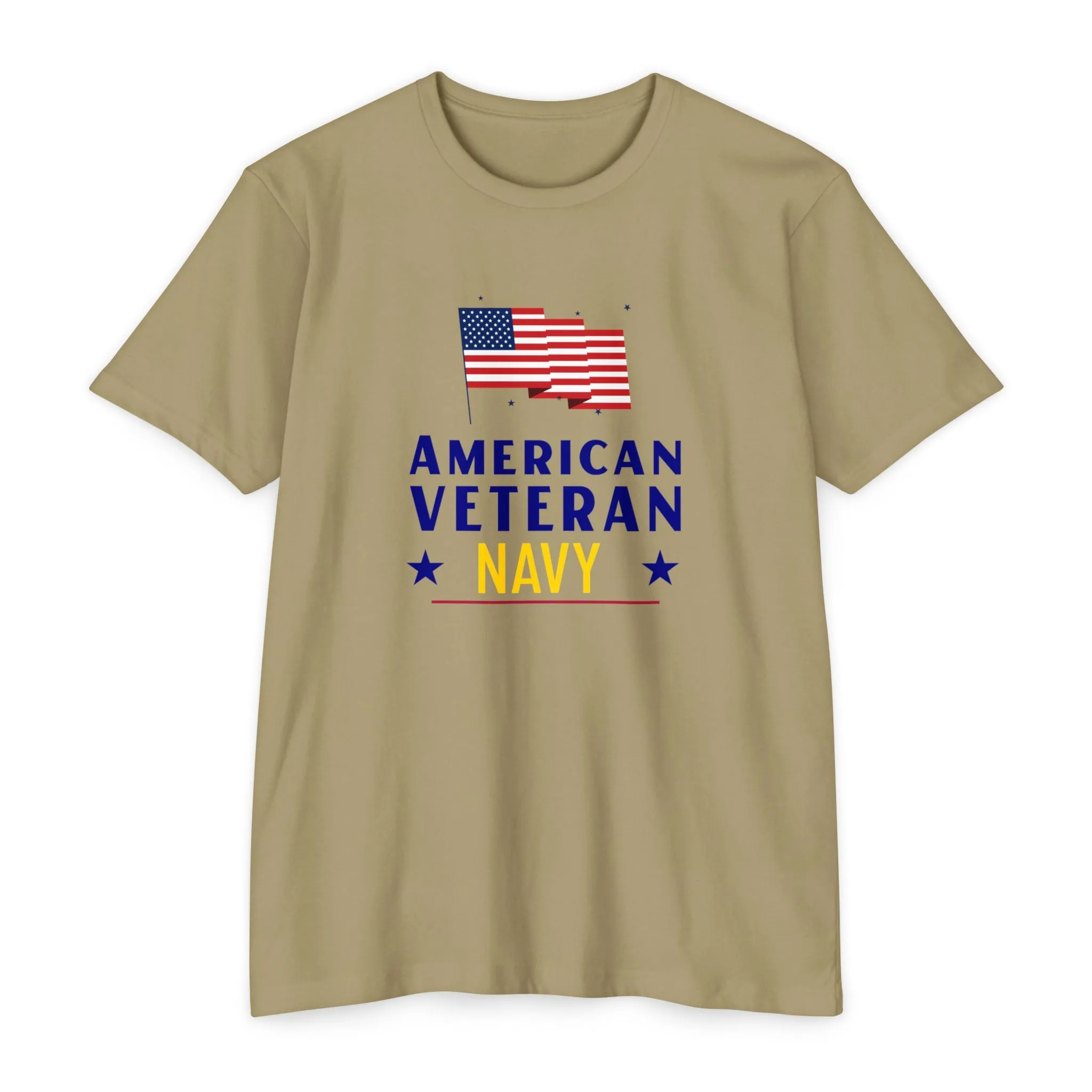 American Veteran Navy T-Shirt – Honor, Courage, Commitment