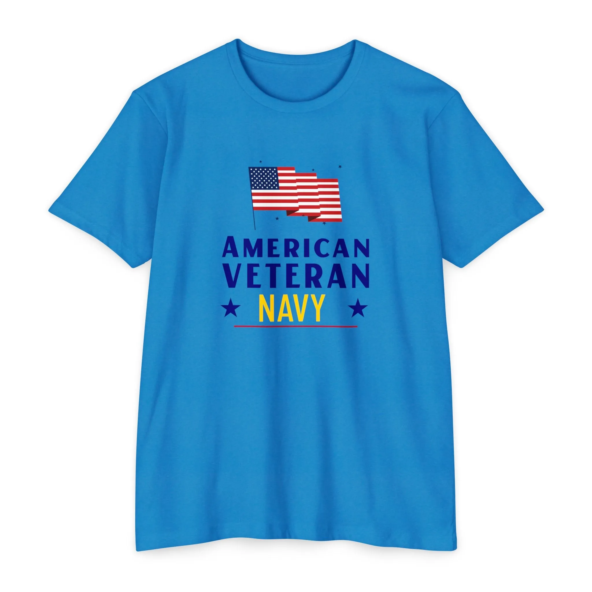 American Veteran Navy T-Shirt – Honor, Courage, Commitment