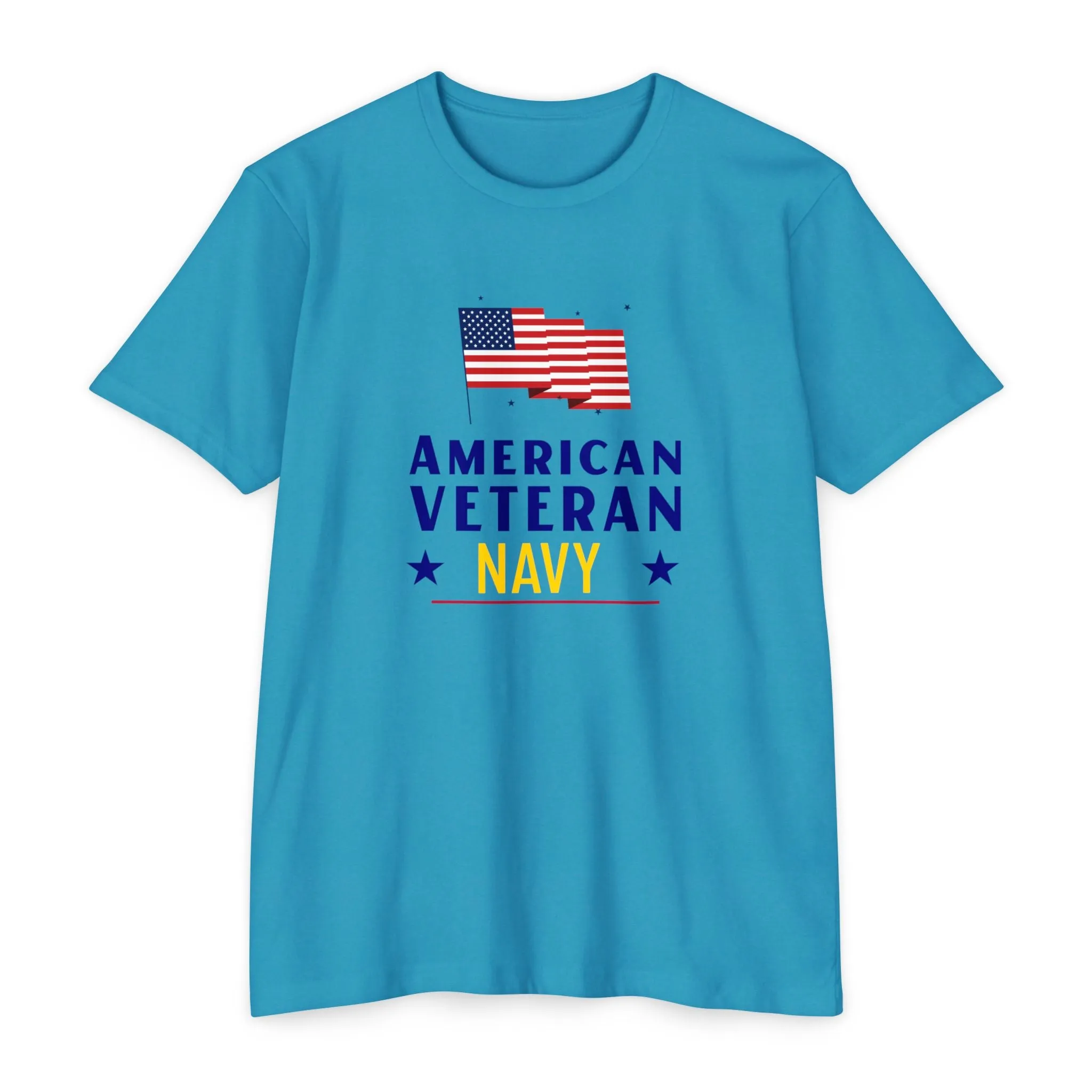 American Veteran Navy T-Shirt – Honor, Courage, Commitment