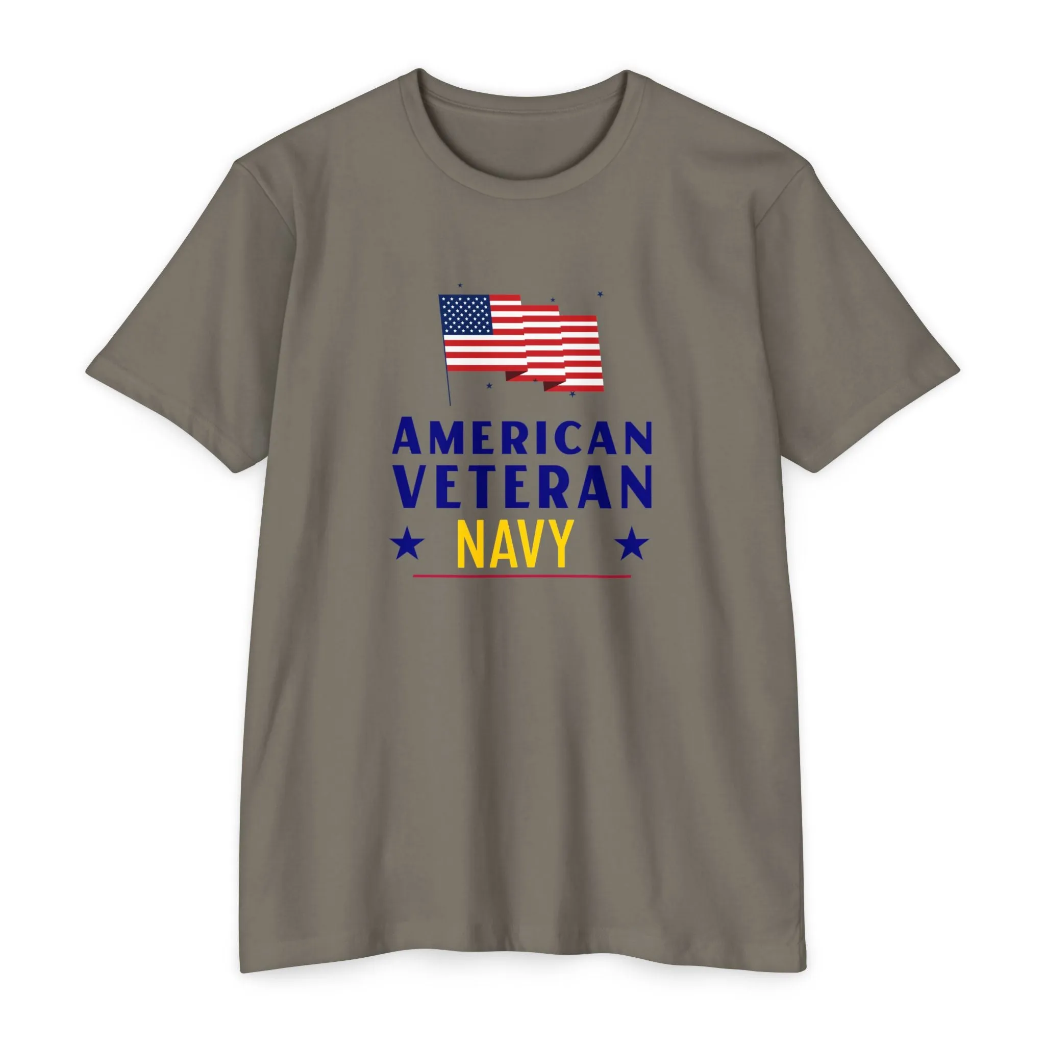American Veteran Navy T-Shirt – Honor, Courage, Commitment