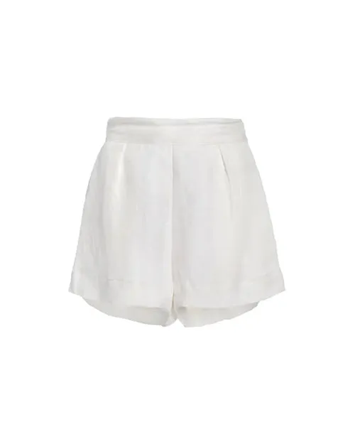 ANEMOS | High Waisted Shorts | White