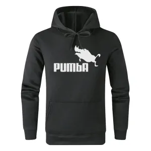 Autumn/Winter Pumba Print Men's Sportwear Hoodie