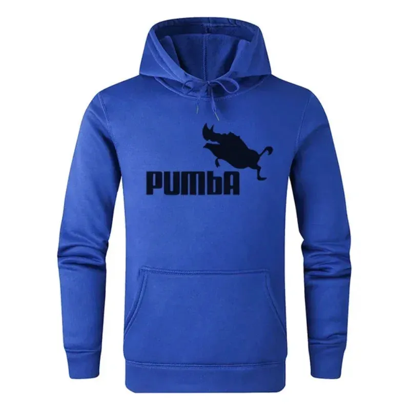 Autumn/Winter Pumba Print Men's Sportwear Hoodie