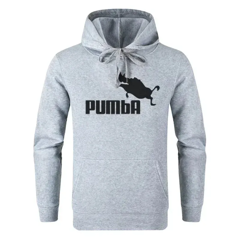 Autumn/Winter Pumba Print Men's Sportwear Hoodie