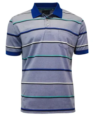 Back Bay Mercerised Cotton Striped Polo