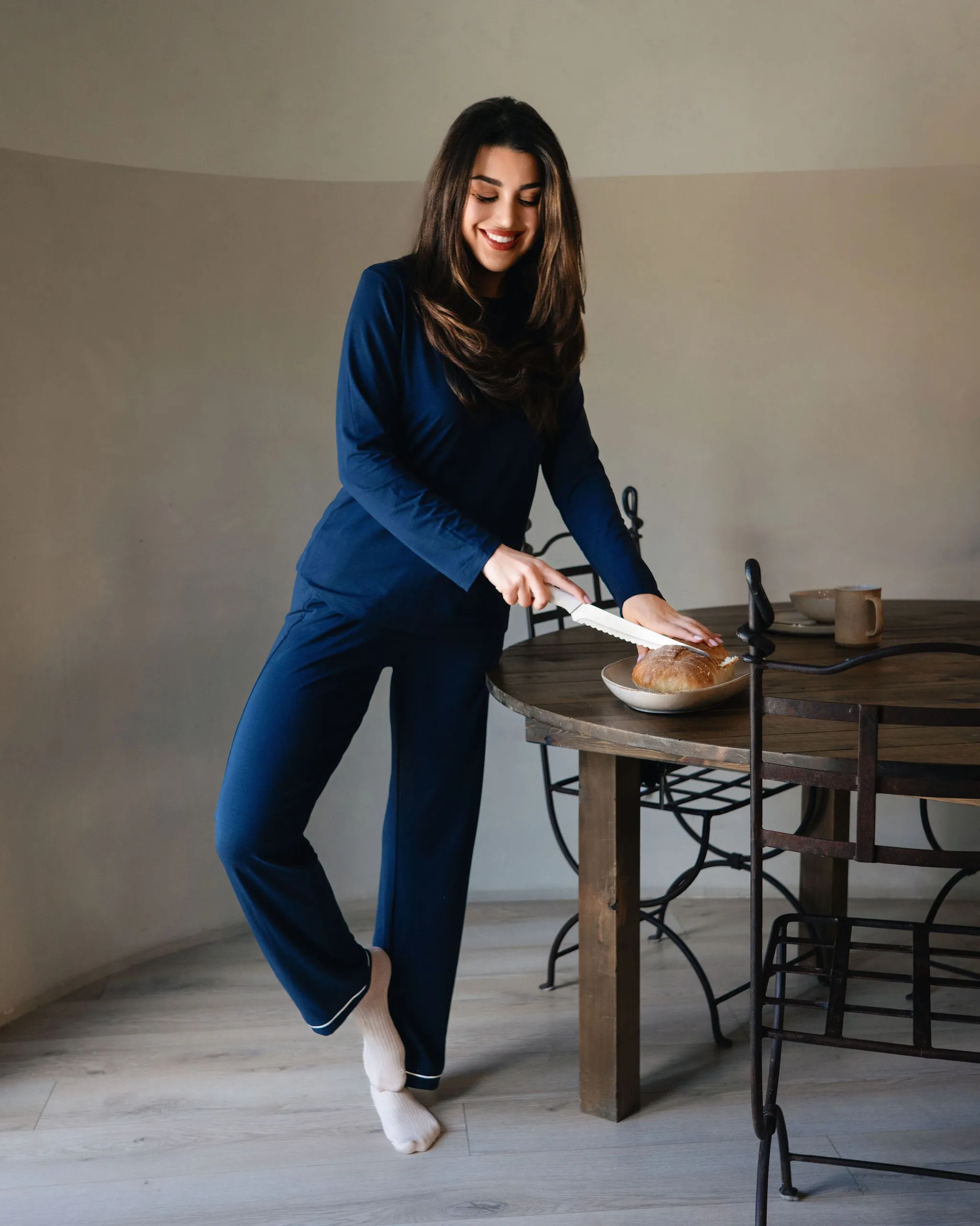Bamboo Long-Sleeve Tee   Pant Set