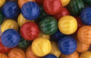 Beach Ball Assorted Gumballs 1" 850 Count Bulk