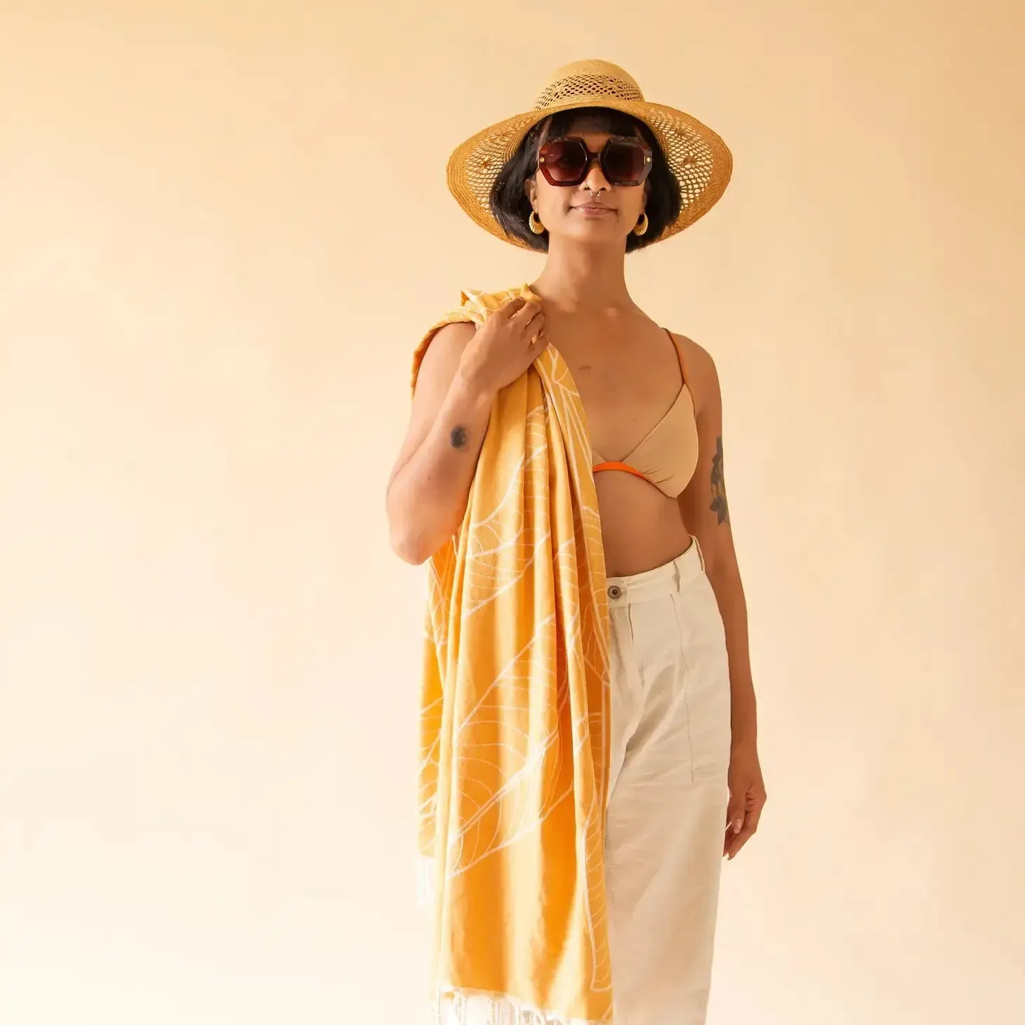 Beach Towel Banana Leaves