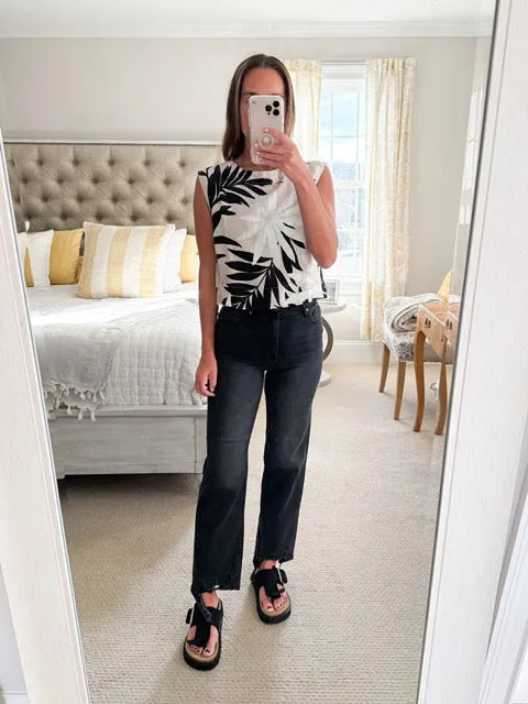 Bella Dahl Boxy Button Back Tank