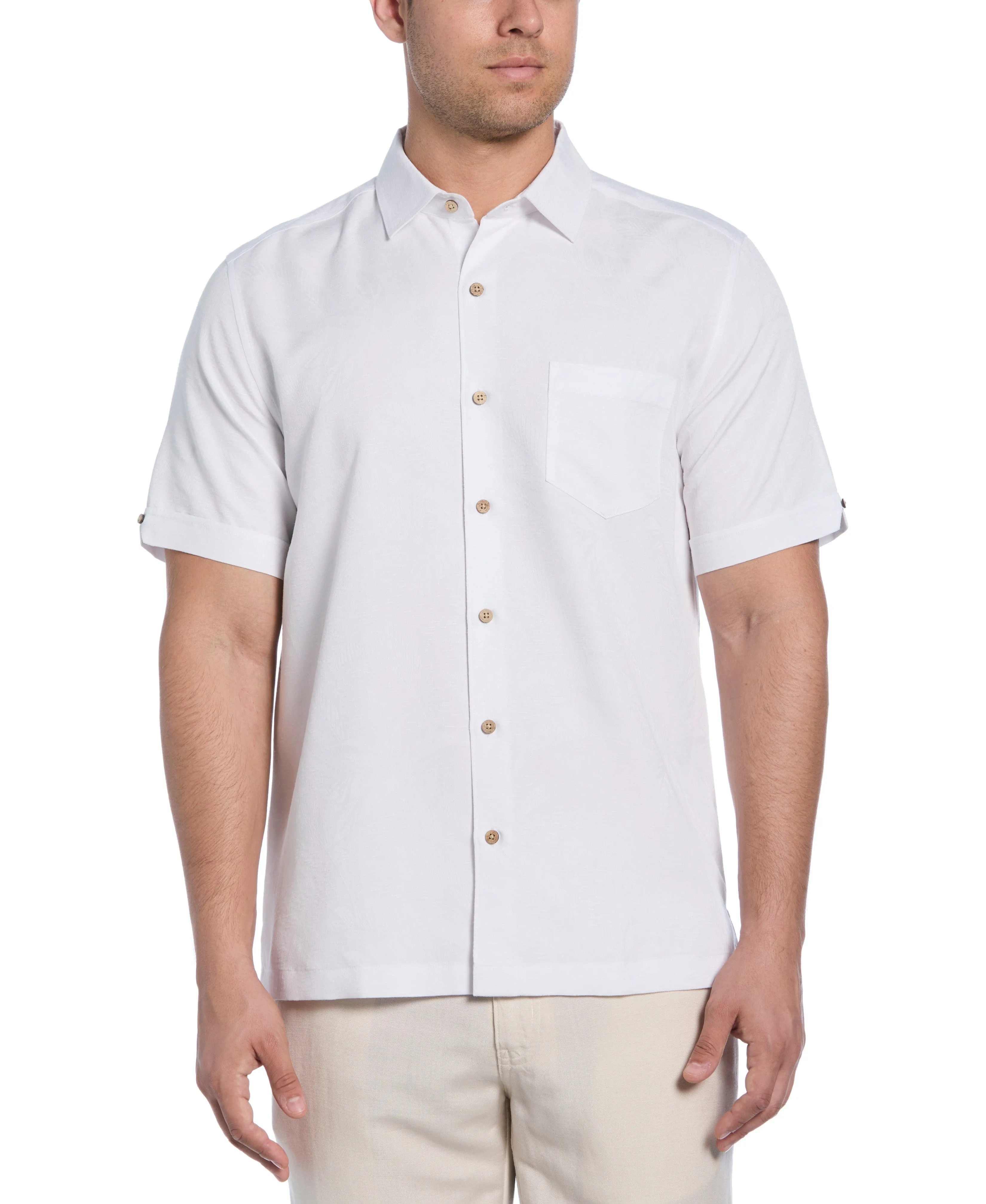 Big & Tall Palm Print Shirt