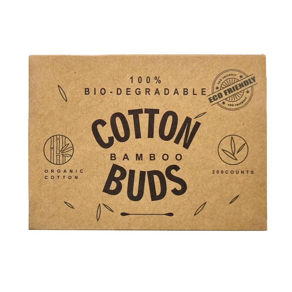 Biodegradable Bamboo and Organic Cotton Buds