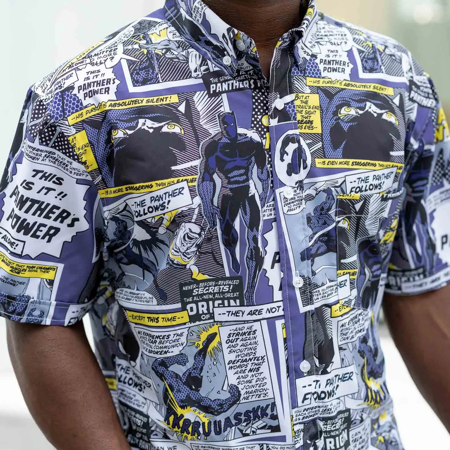Black Panther "The Panther Follows" – KUNUFLEX Short Sleeve Shirt