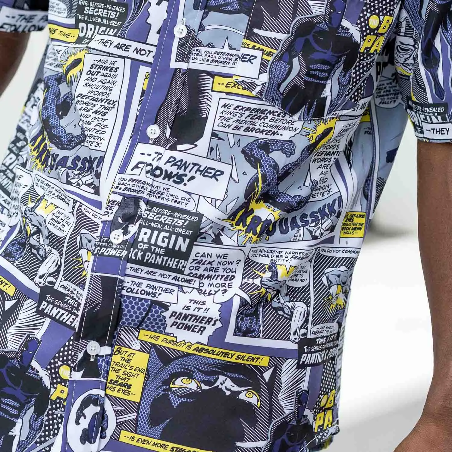 Black Panther "The Panther Follows" – KUNUFLEX Short Sleeve Shirt