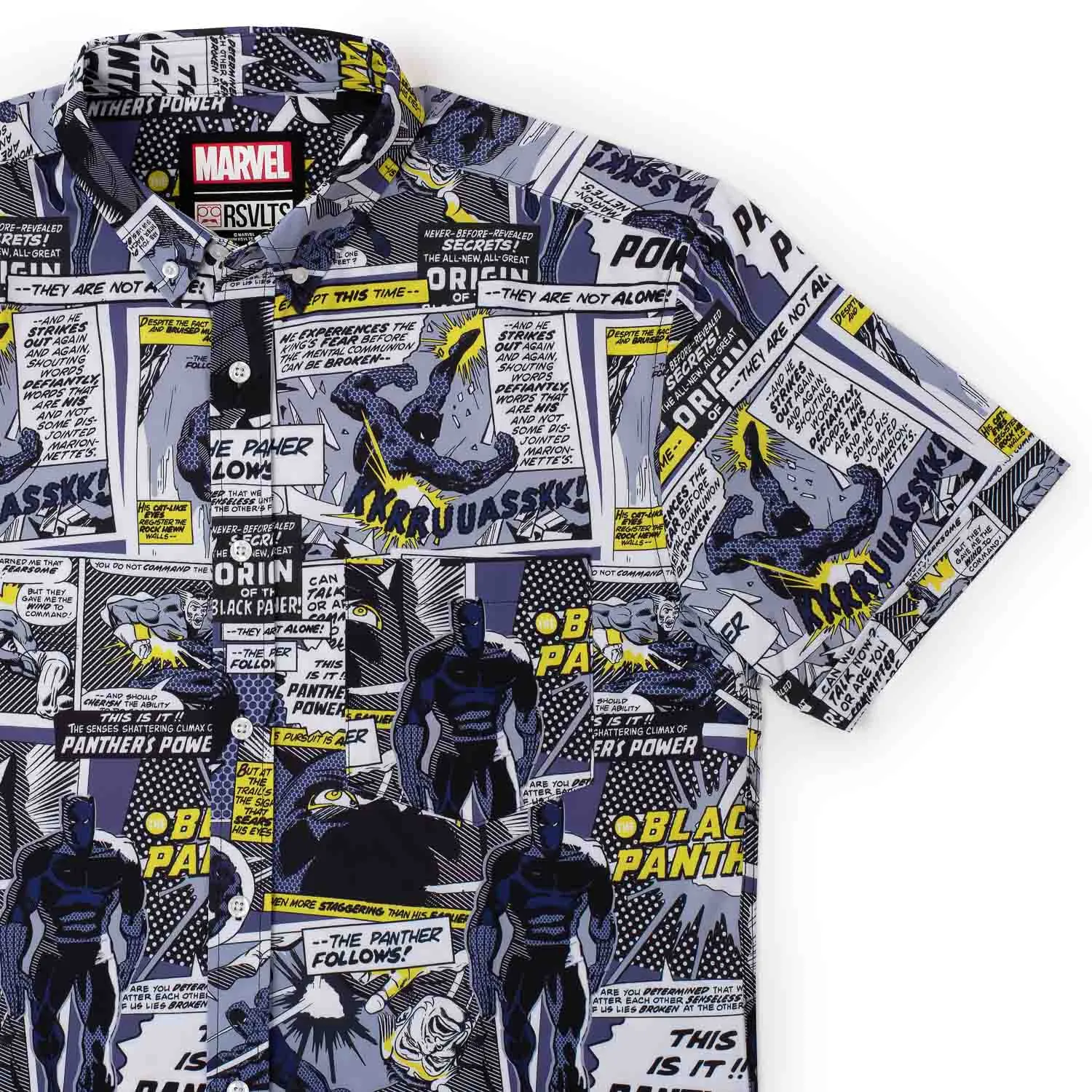 Black Panther "The Panther Follows" – KUNUFLEX Short Sleeve Shirt