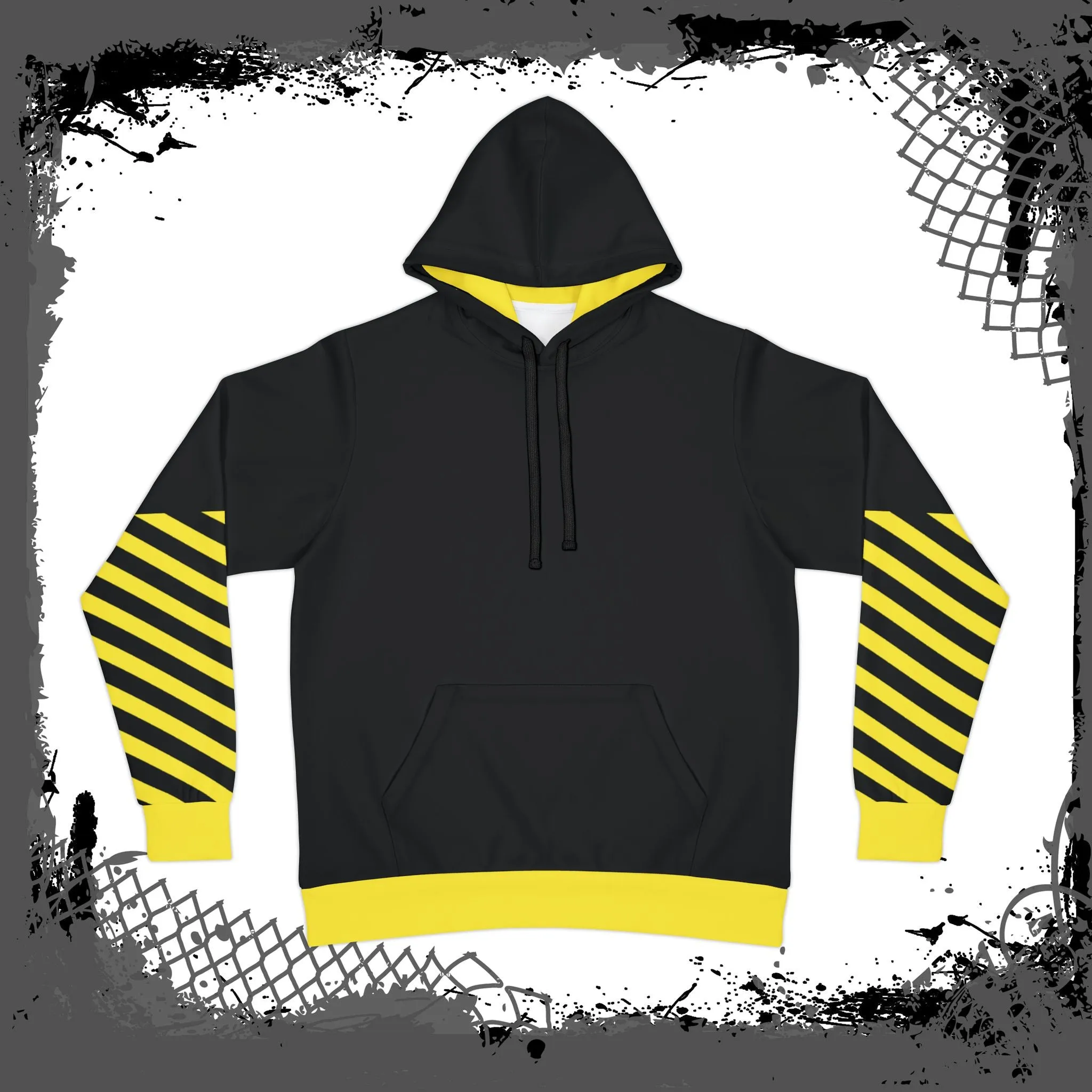 BLK/YEL "Twist" Hoodie