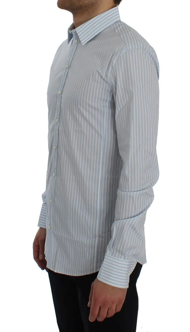 Blue Striped Slim SICILIA Shirt