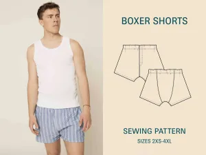 Boxer shorts sewing pattern