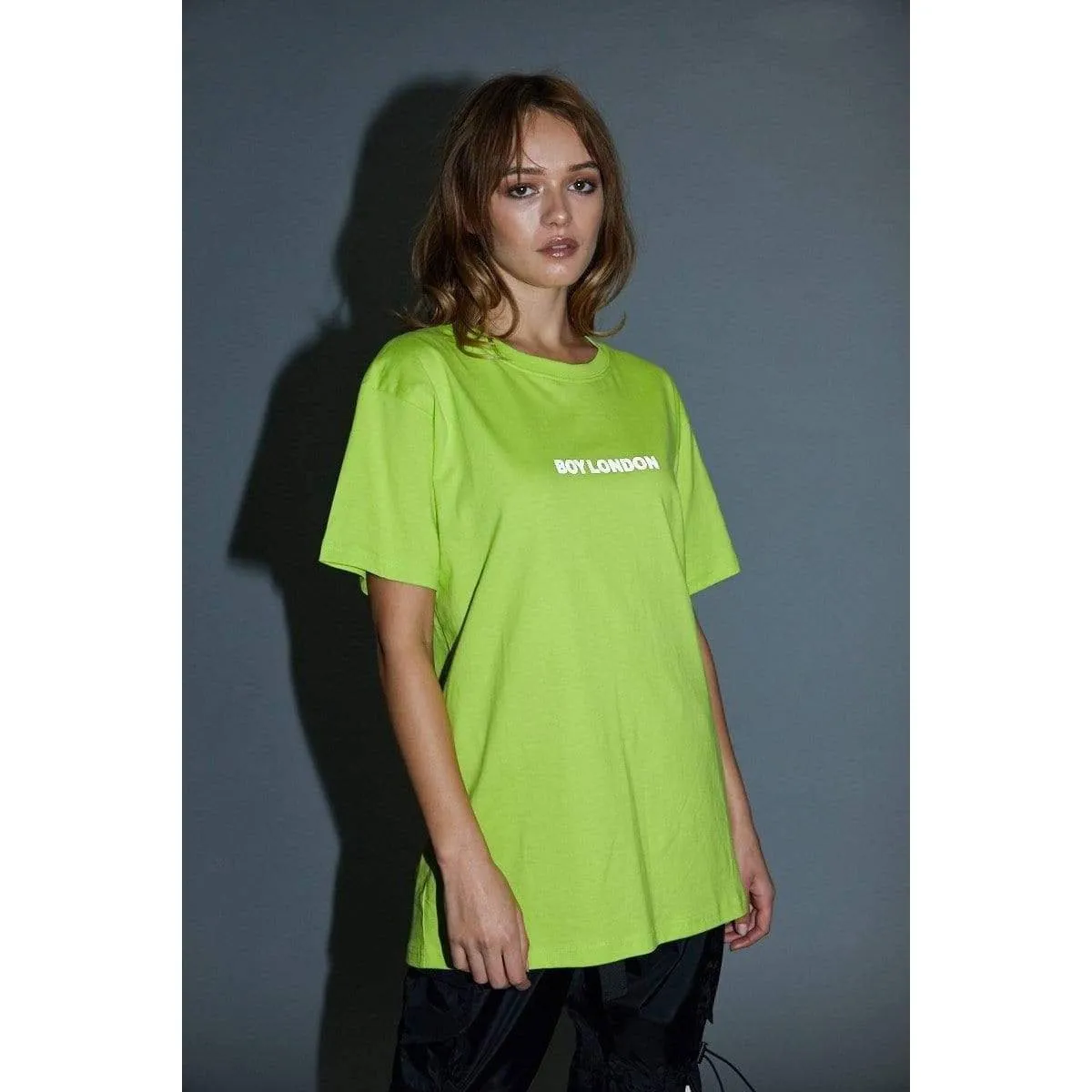 Boy London Reflective 3M Tee Green Women BOYLRMBT-GRN