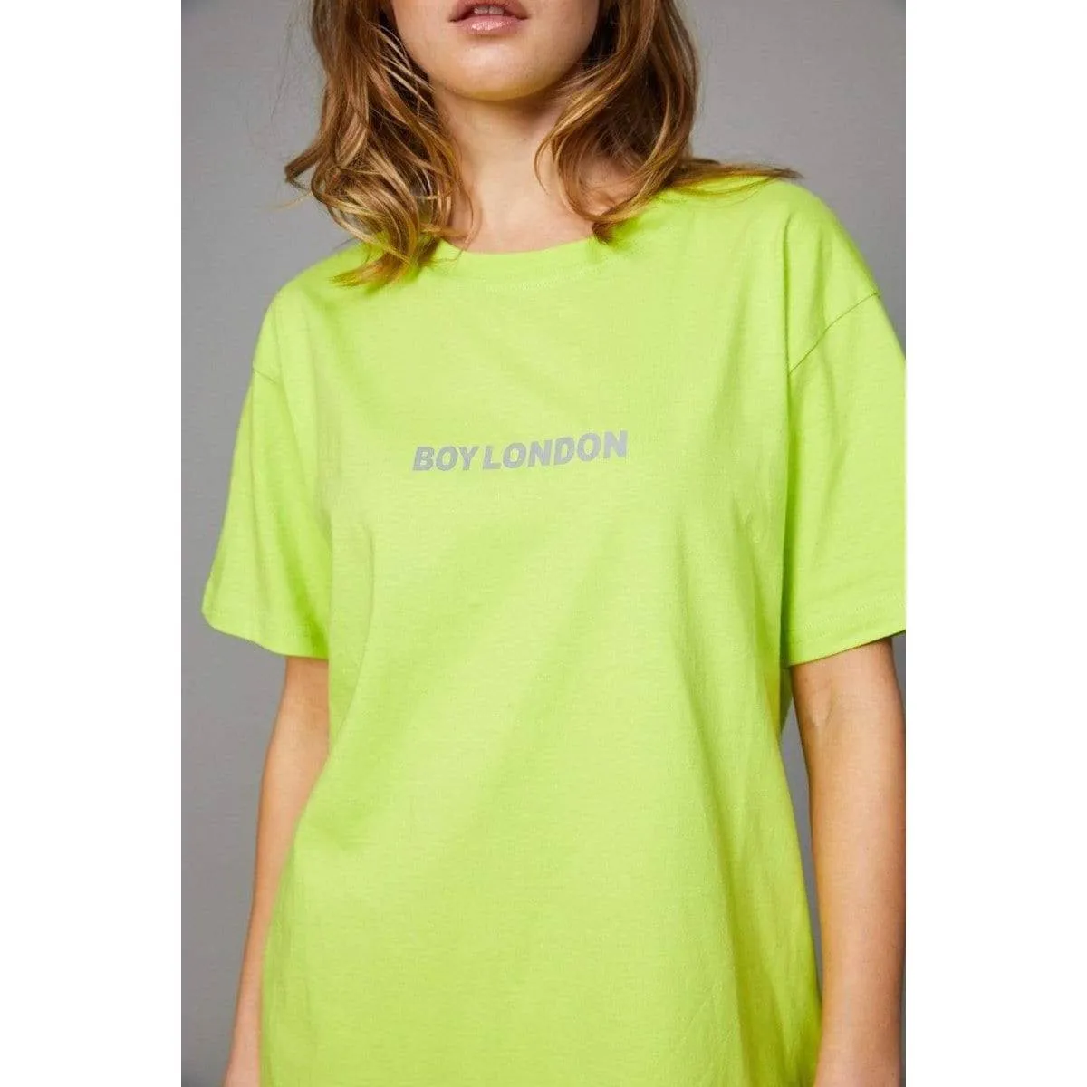 Boy London Reflective 3M Tee Green Women BOYLRMBT-GRN