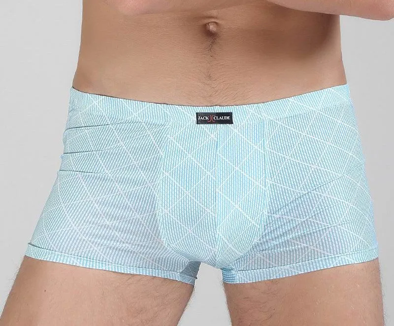 Breathable Men Underwear Boxers Shorts U Convex Male Pants Ice Silk Printing Man Underpants