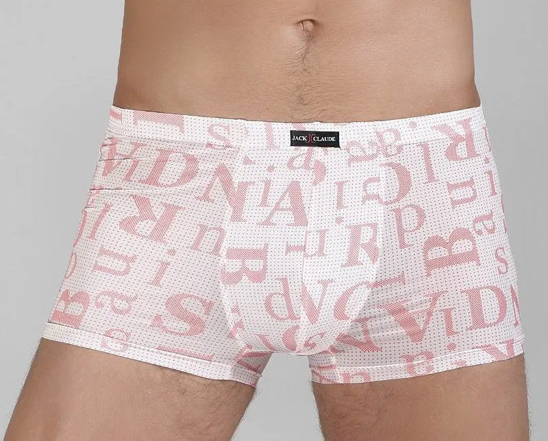 Breathable Men Underwear Boxers Shorts U Convex Male Pants Ice Silk Printing Man Underpants