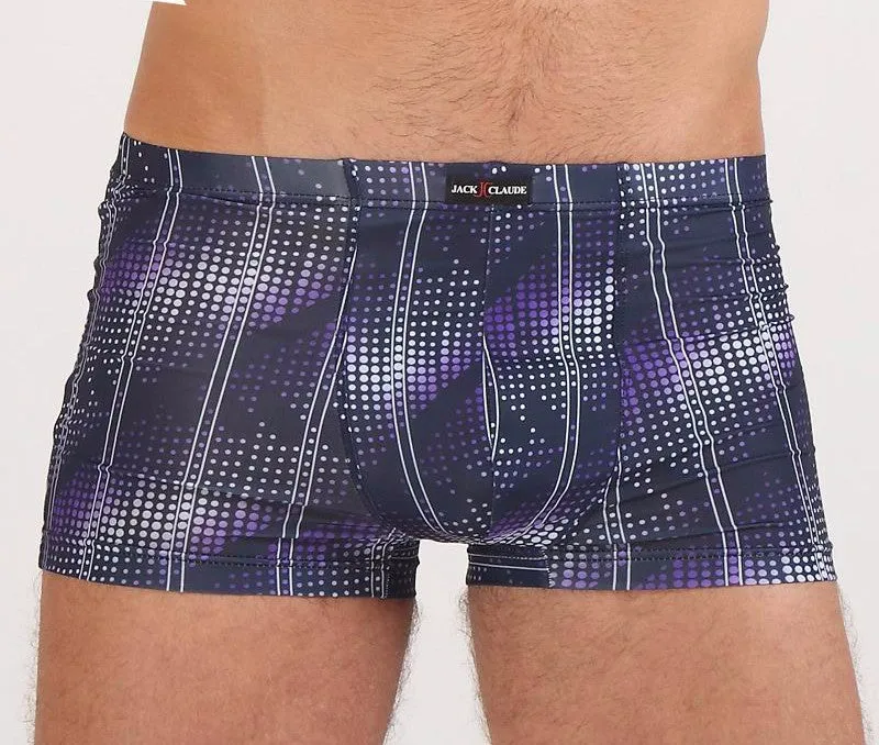 Breathable Men Underwear Boxers Shorts U Convex Male Pants Ice Silk Printing Man Underpants