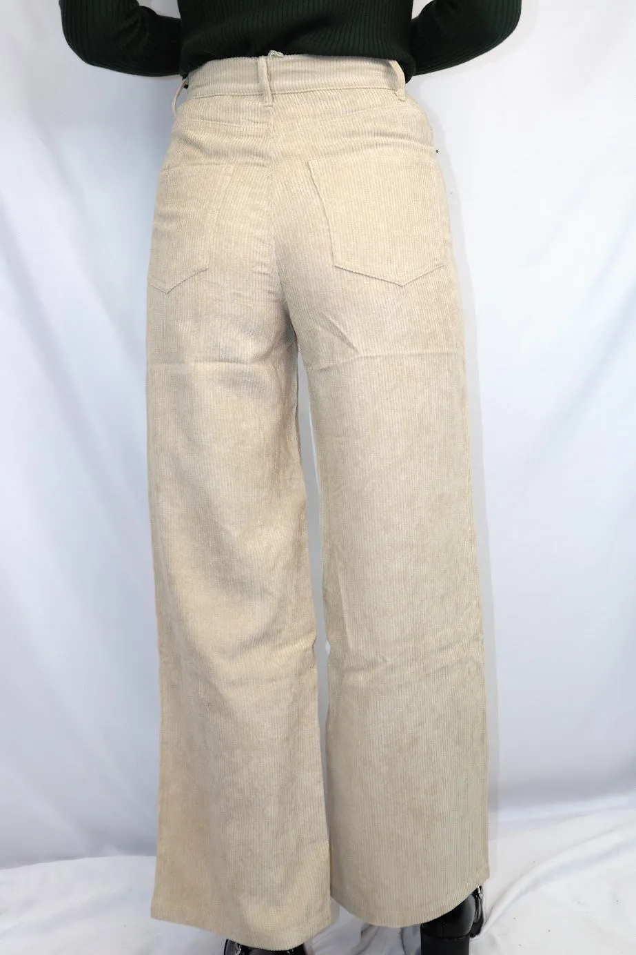 Brooklyn Corduroy Pants Taupe
