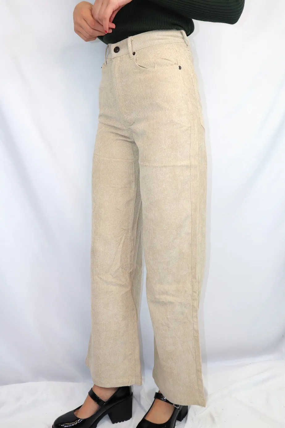 Brooklyn Corduroy Pants Taupe
