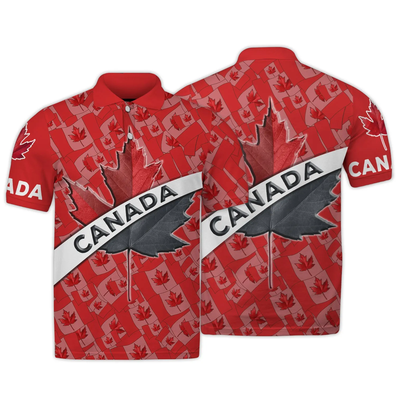 Canada Maple Leaf Spider - 3D Full Print