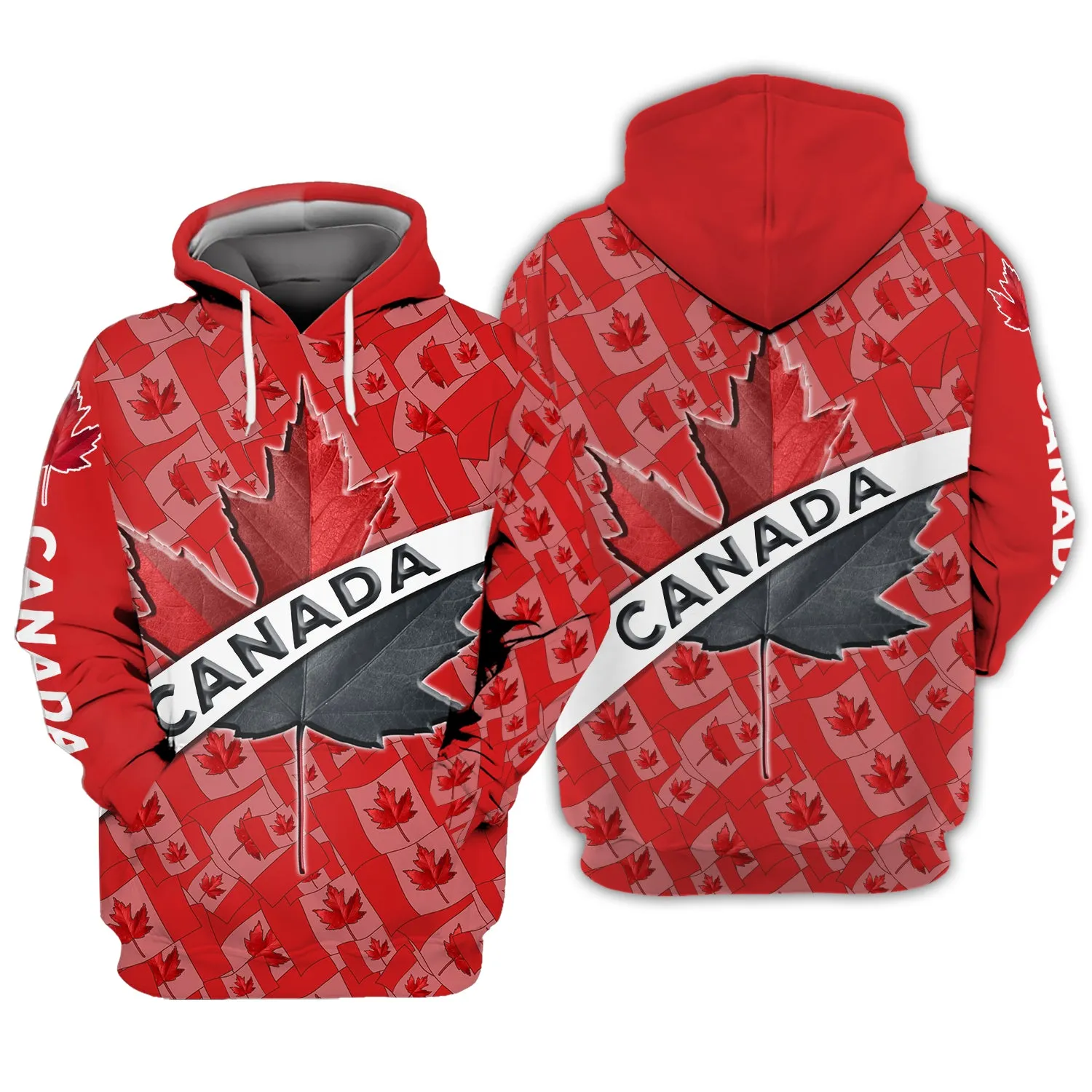 Canada Maple Leaf Spider - 3D Full Print