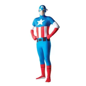 Captain America 2 Nd Skin Suit Size L