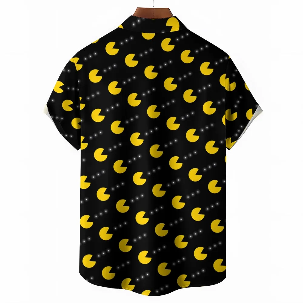 Cartoon Games Casual Short Sleeve Shirt 2405000461