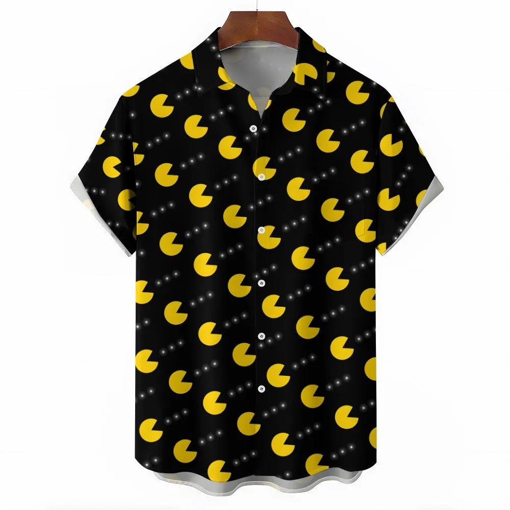 Cartoon Games Casual Short Sleeve Shirt 2405000461
