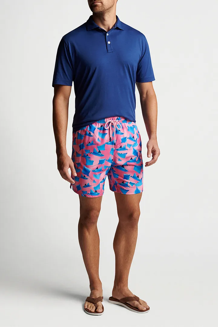CATCHIN' RAYS SWIM TRUNK - PEPPERMINT