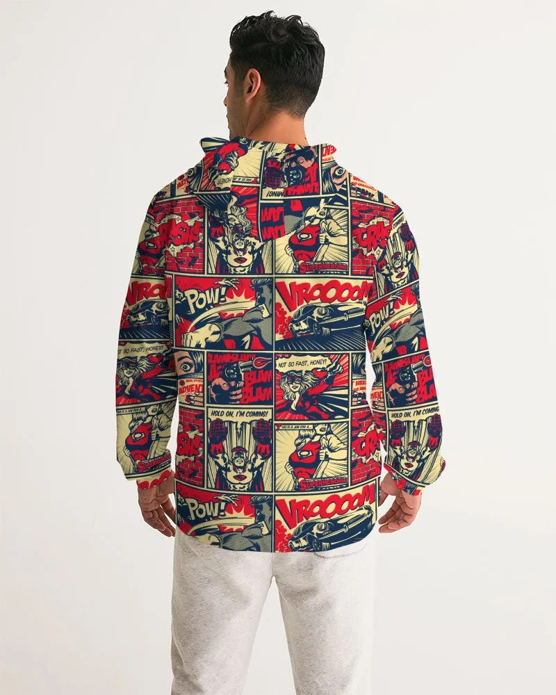 Comic Art Masculine Windbreaker