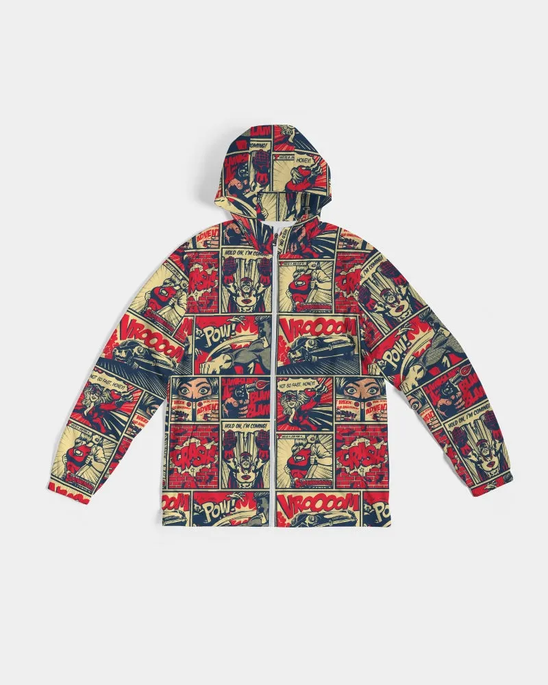 Comic Art Masculine Windbreaker