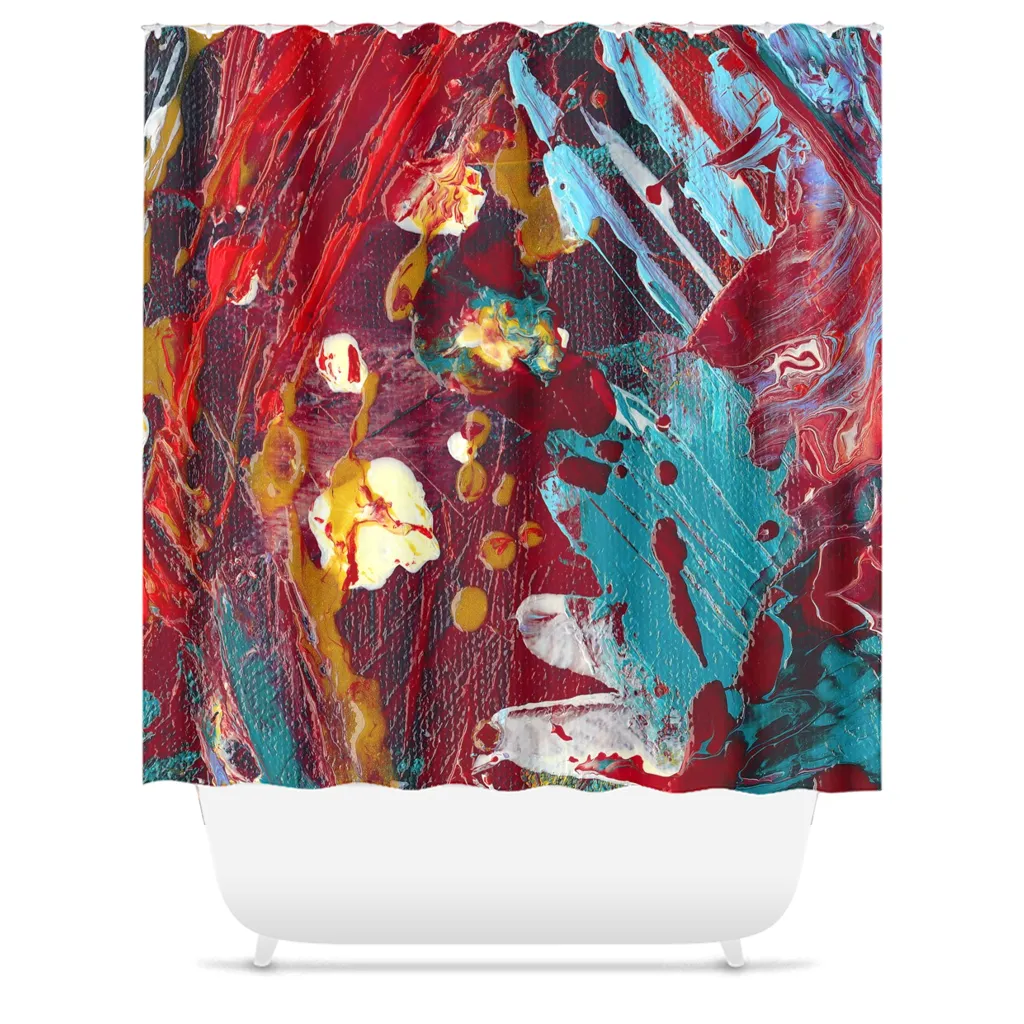 Comic Book Hero Shower Curtain