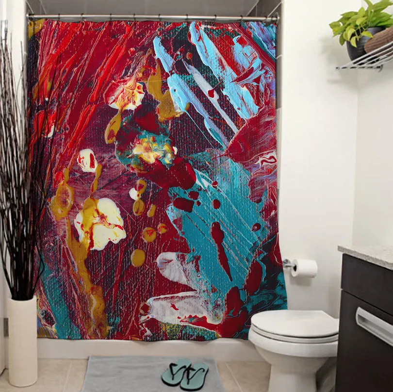 Comic Book Hero Shower Curtain