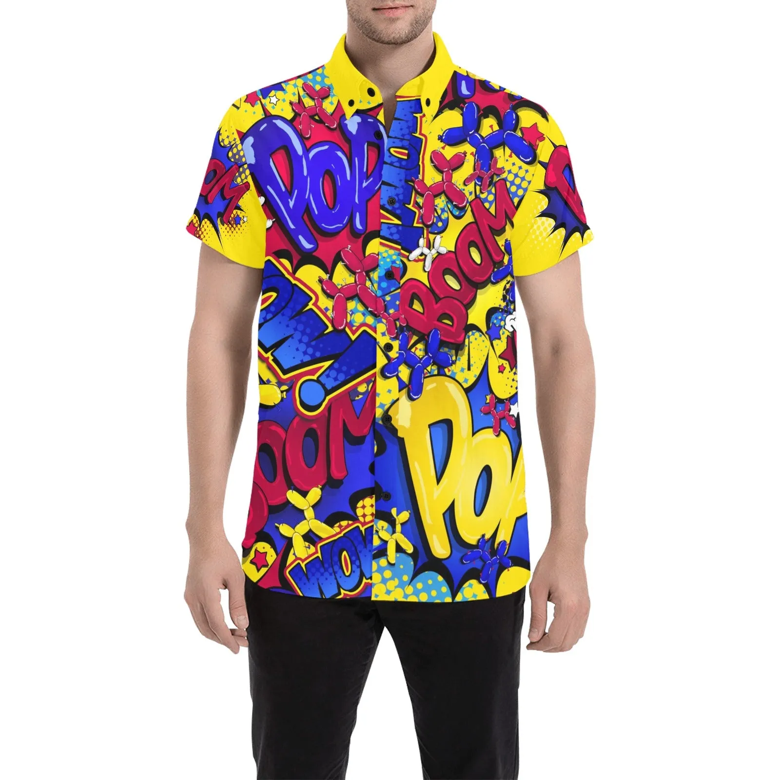 Comic BOOM! "Balloon Artist" - Nate Short Sleeve Shirt (Small-5XL)