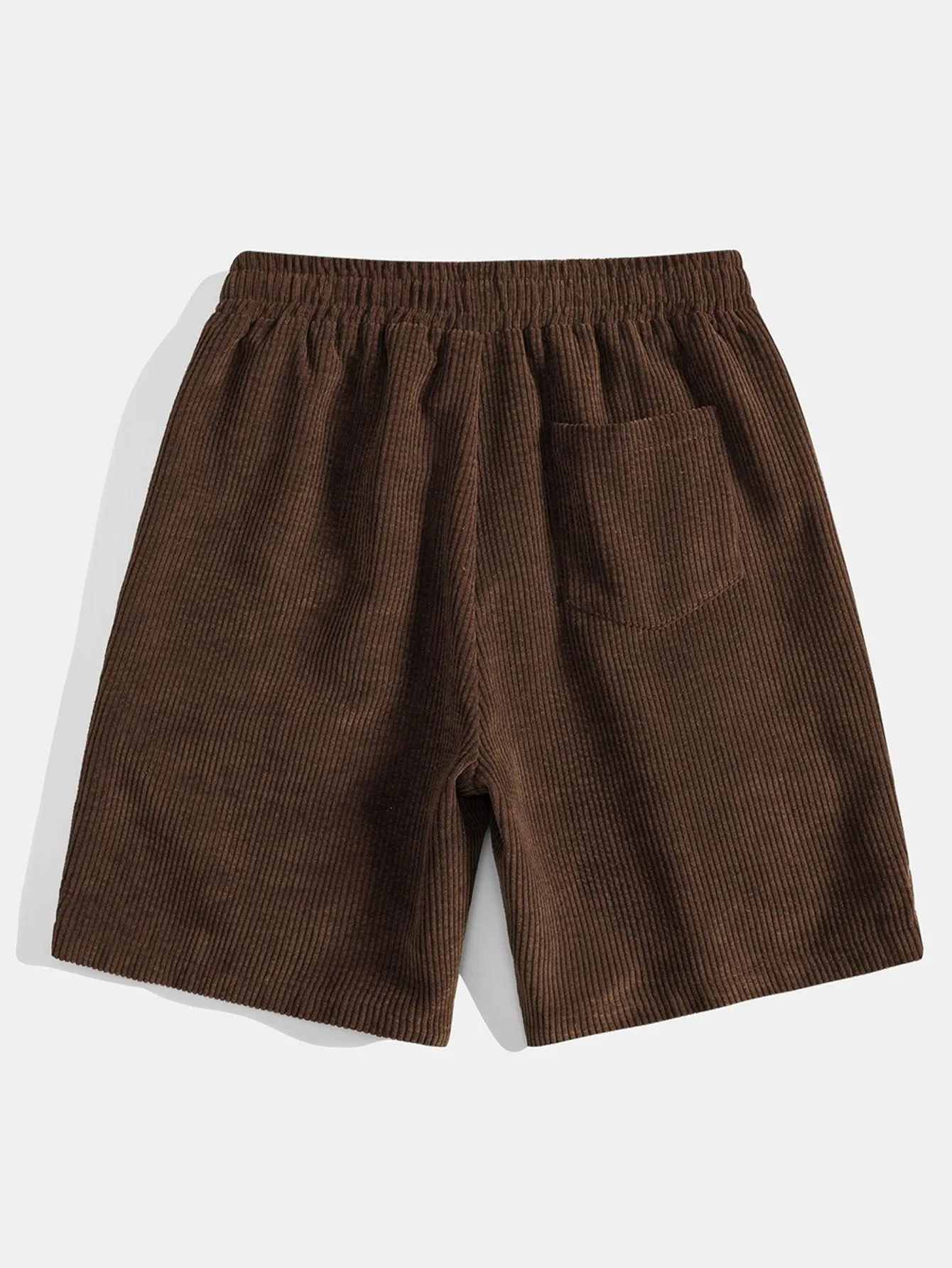 Cristóbal® | God Slogan Print Drop Shoulder Oversize T-Shirt & Drawstring Corduroy Shorts