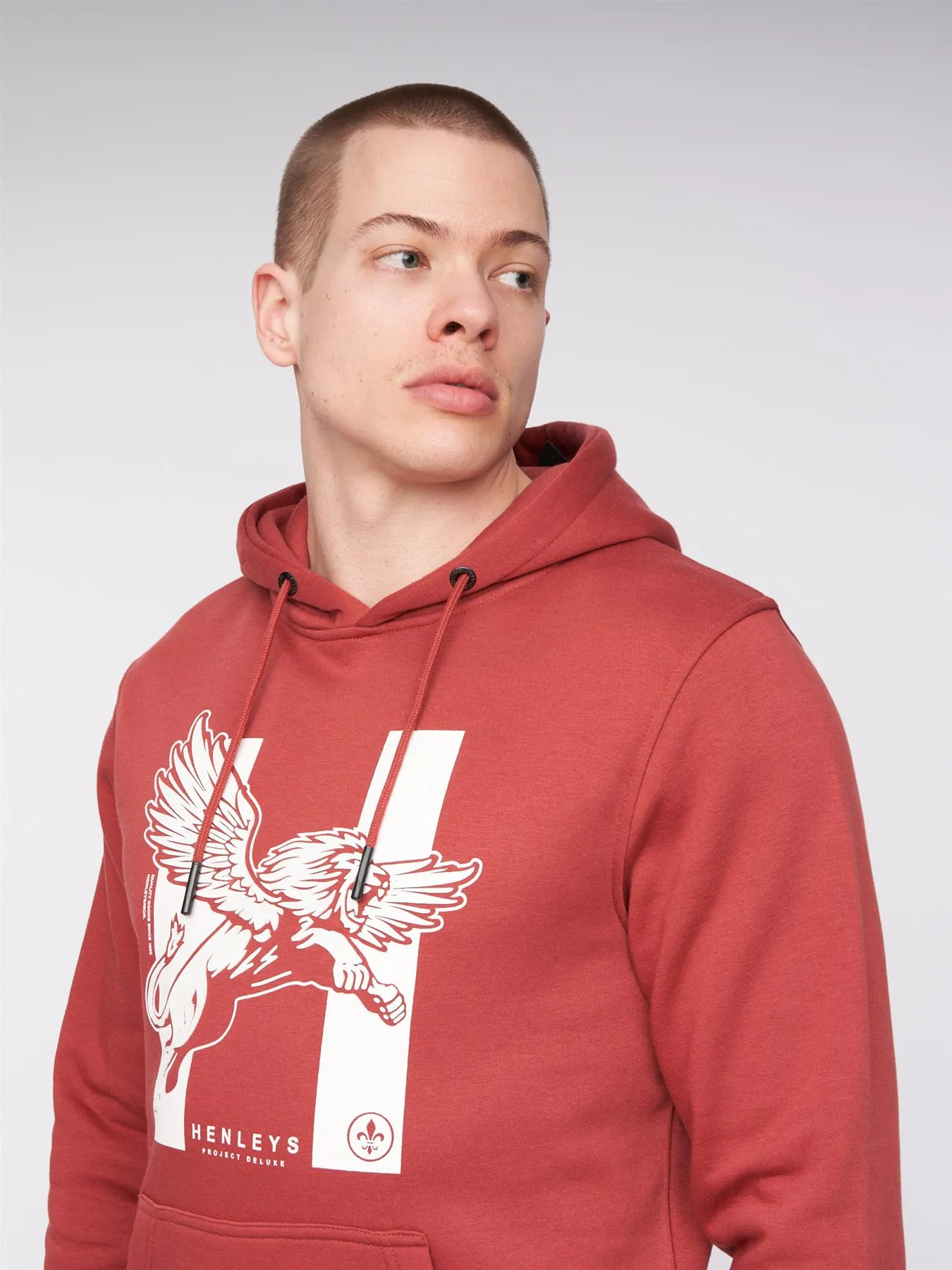 Curveball Hoodie Deep Red