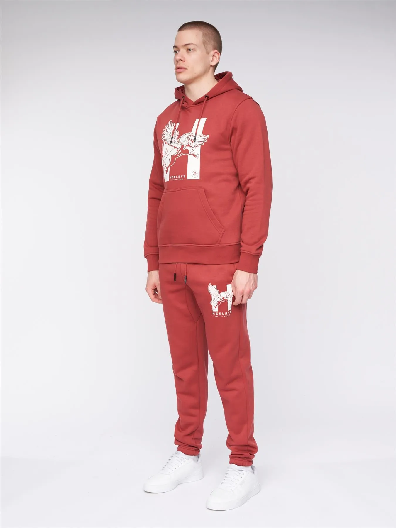 Curveball Hoodie Deep Red